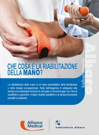 Riabiltazione della mano Copertina brochure